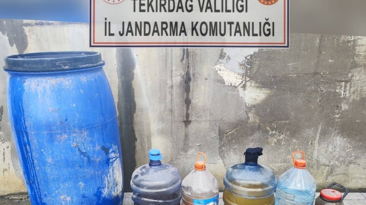 Şarköy'de 180 Litre Sahte İçki Ele Geçirildi