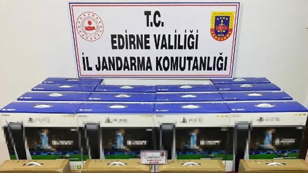 Edirne'de Robot Süpürge ve Oyun Konsolu Ele Geçirildi