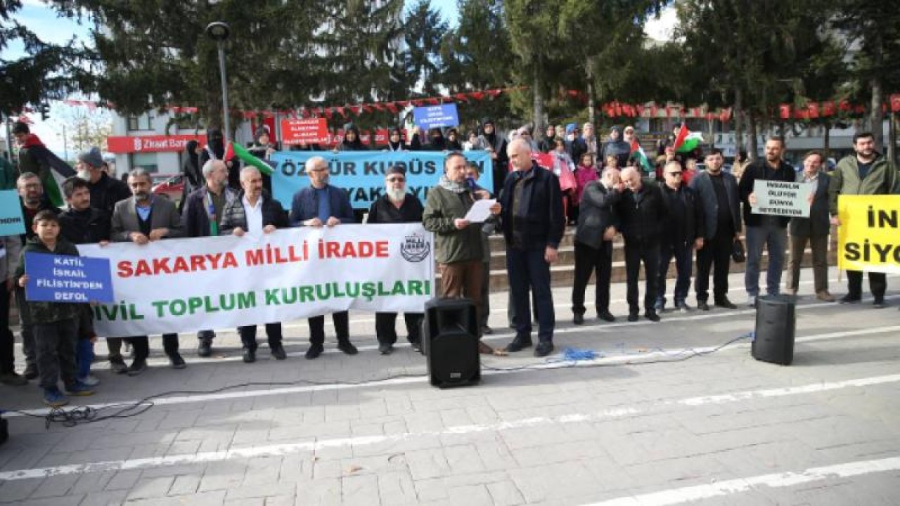 İsrail'in Gazze'ye Yönelik Saldırıları Protesto Edildi