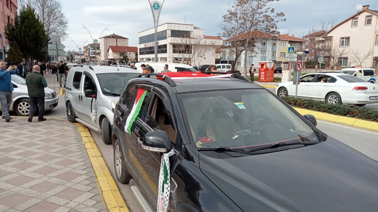 Terör Olayları ve İsrail'in Saldırıları Protesto Edildi