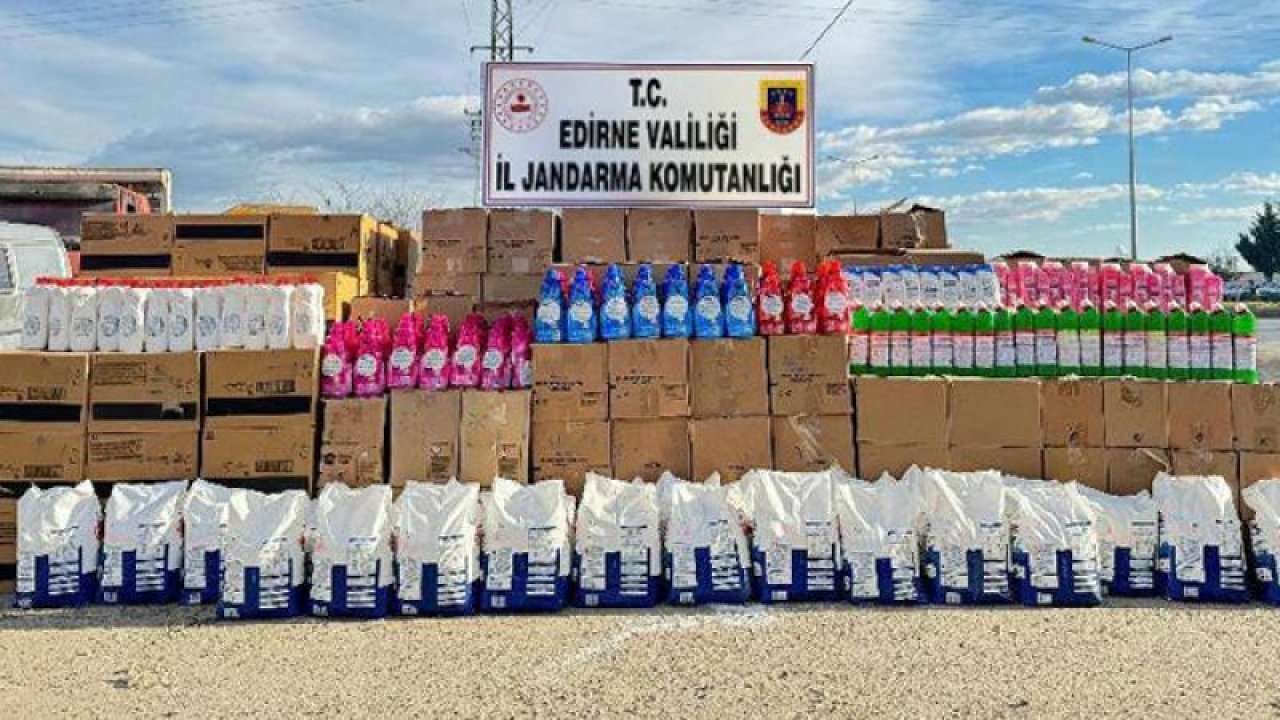 Edirne'de Bir Markette 4 Ton Sahte Deterjan Ele Geçirildi