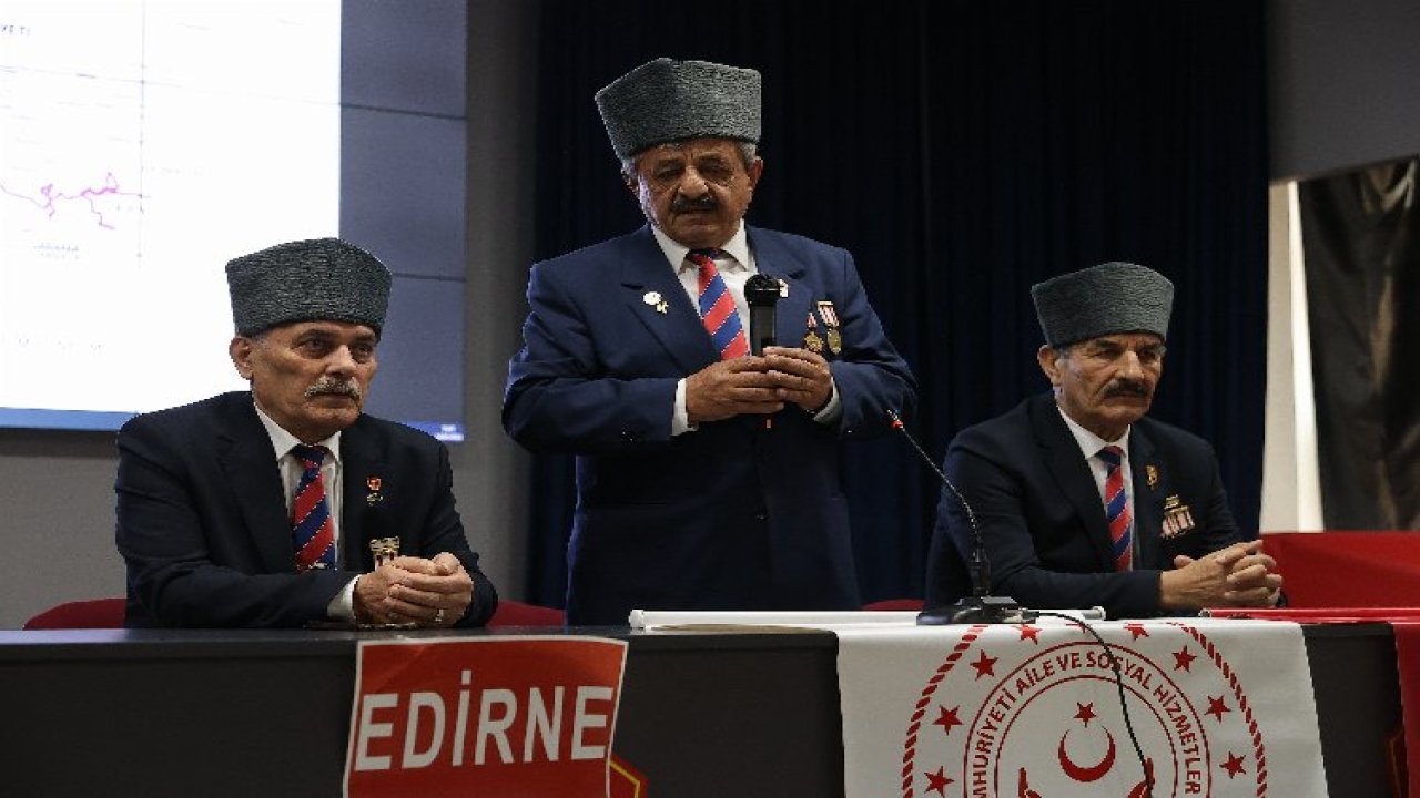 Kıbrıs Gazileri Edirne Lisesi Öğrencileriyle Buluştu