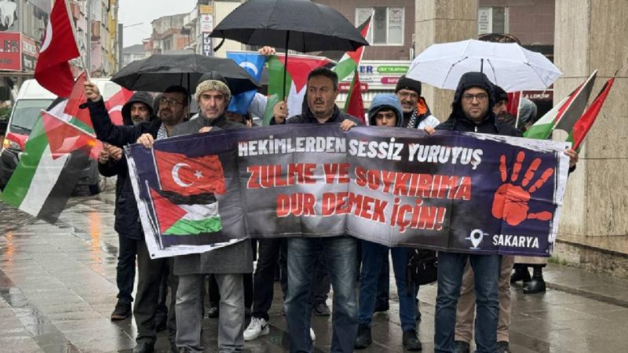 Hekimler ve Sağlık Çalışanları Gazze İçin Yürüyüşlerini Sürdürdü