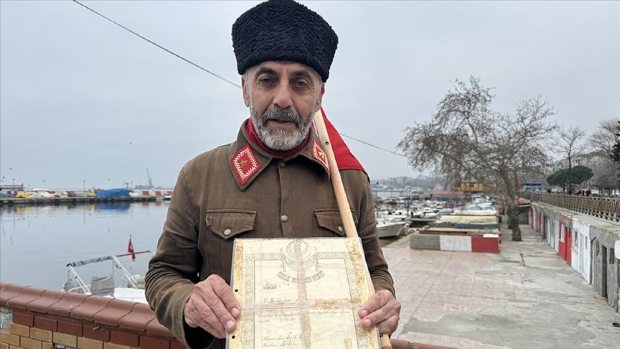 Gazi Torunu Saffet Gümüş İstanbul'dan Çanakkale'ye Yürüyor