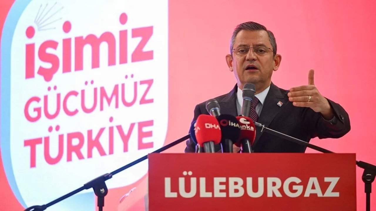 CHP Genel Başkanı Özel Lüleburgaz'da Konuştu