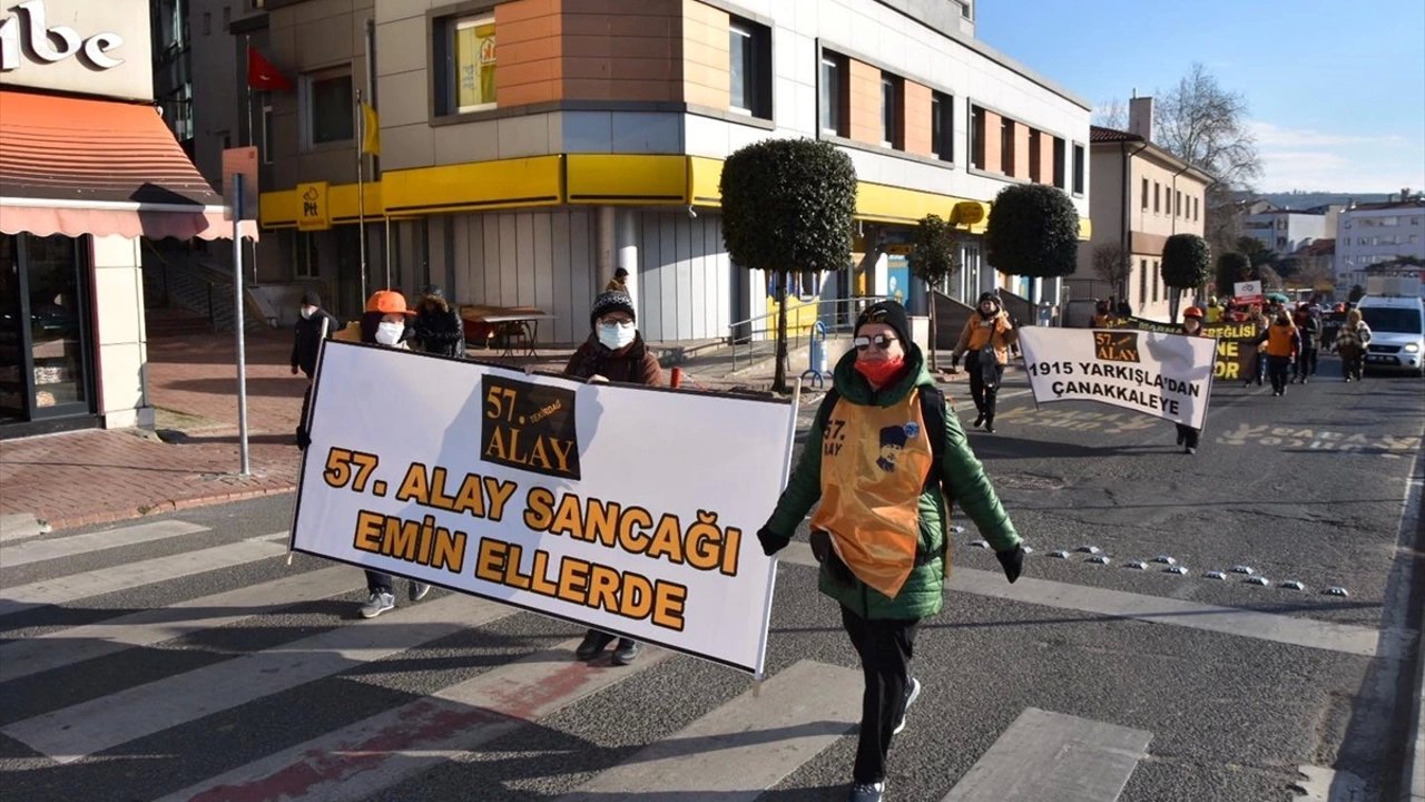 "57. Alay" için Tekirdağ'dan Çanakkale'ye Yola Çıkıldı