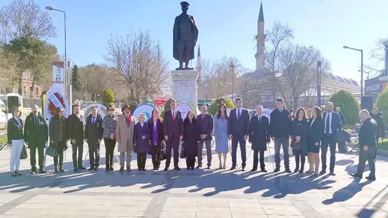 Edirne'de Tıp Bayramı İçin Tören Yapıldı