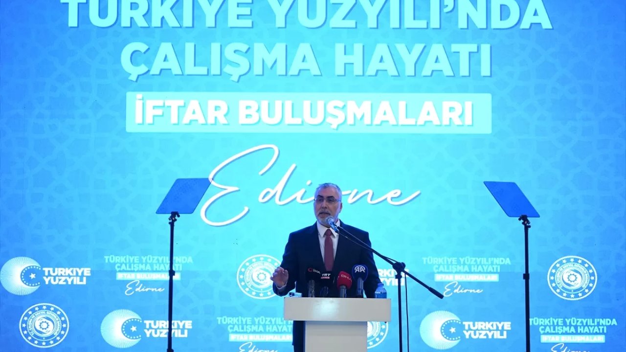 Bakan Işıkhan Edirne'deki İftar Programında Konuştu