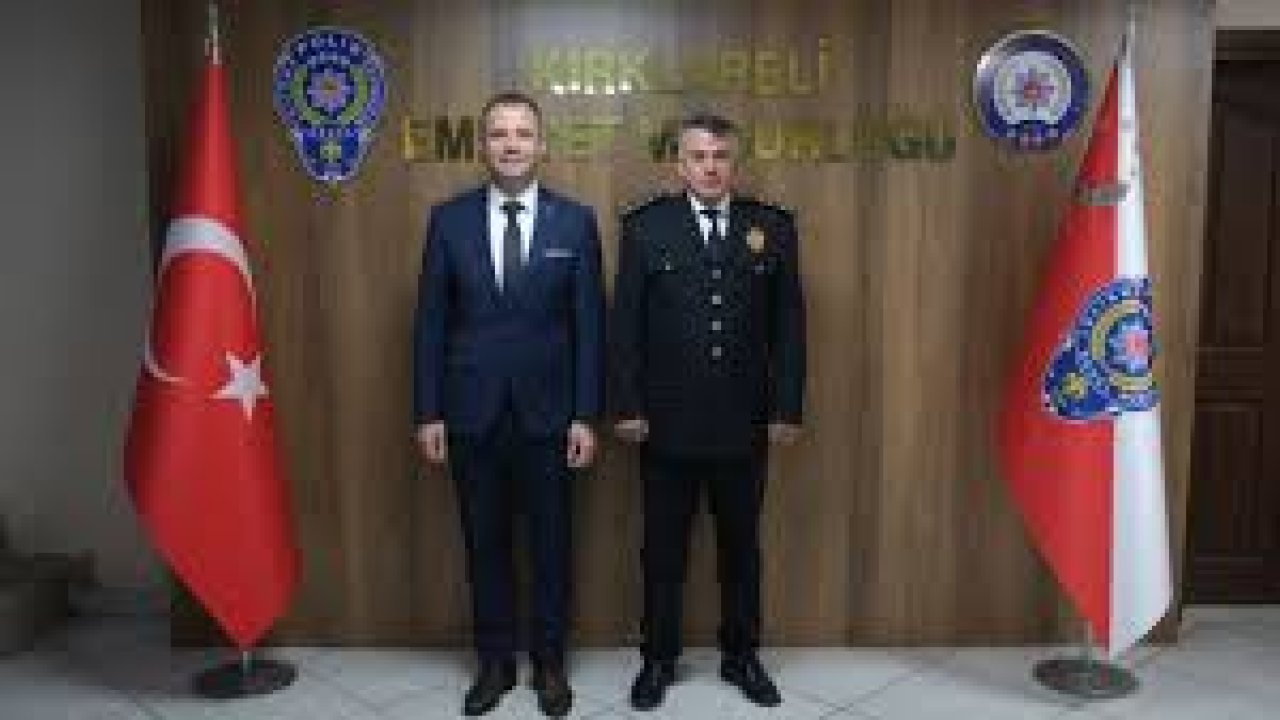 Kırklareli Belediye Başkanı Bulut'tan Emniyet Müdürü Çamuroğlu'na Ziyaret
