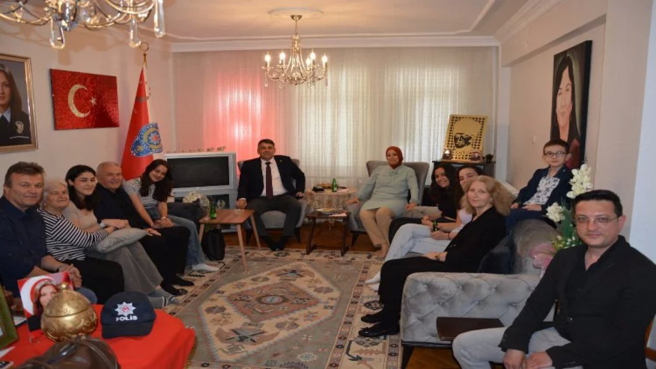 Edirne Emniyet Müdürü Karaburun'dan Şehit Ailelerine Ziyaret