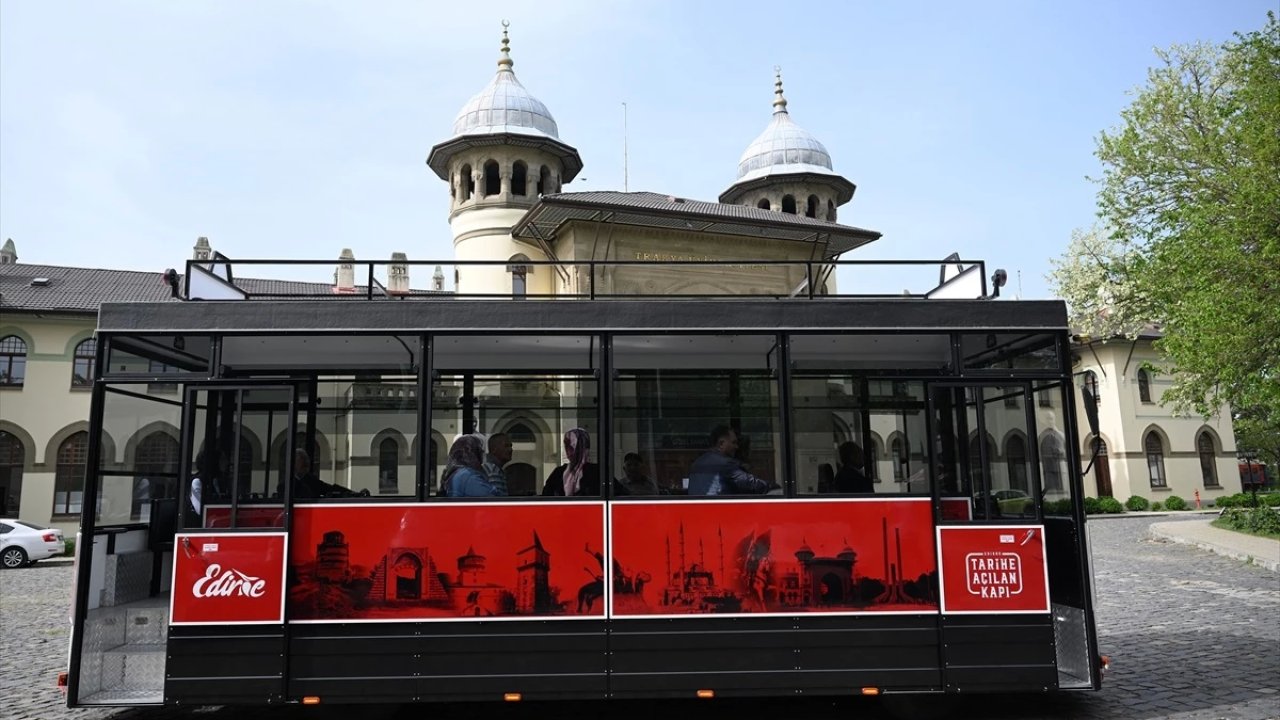Edirne'deki Gezi Treni Ziyaretçiler Tarafından Beğenildi