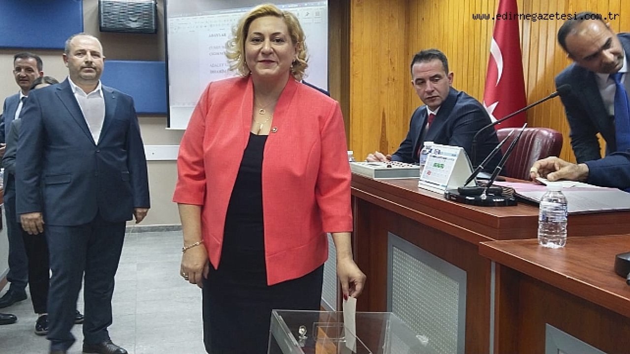 Çiğdem Gegeoğlu Edirne İl Genel Meclisi Başkanlığı'na Seçildi
