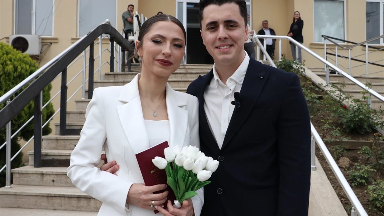 Trakya'da Çiftler Evlilik İçin 24.04.2024 Tarihini Seçti