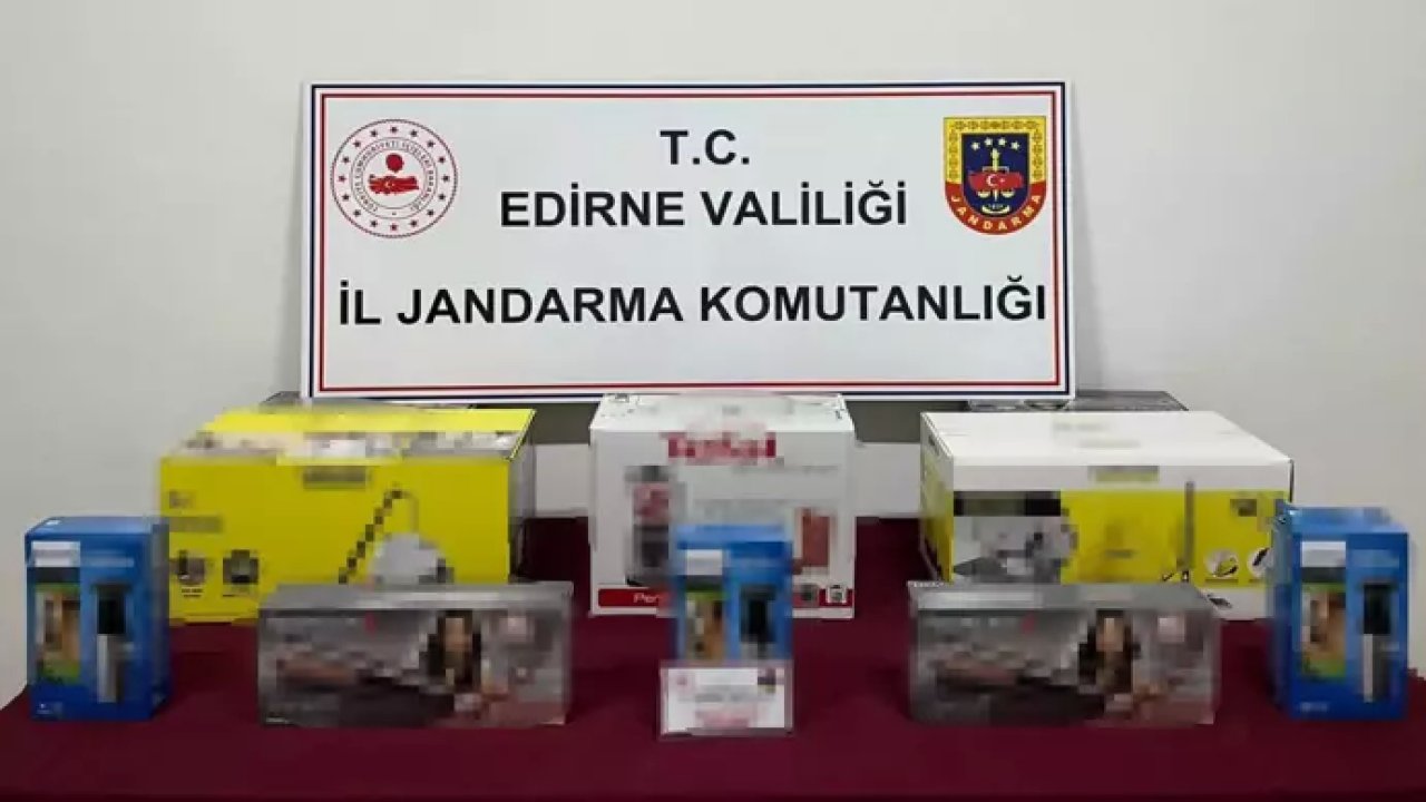 Edirne'de Kaçak Elektrikli Cihazlar Ele Geçirildi