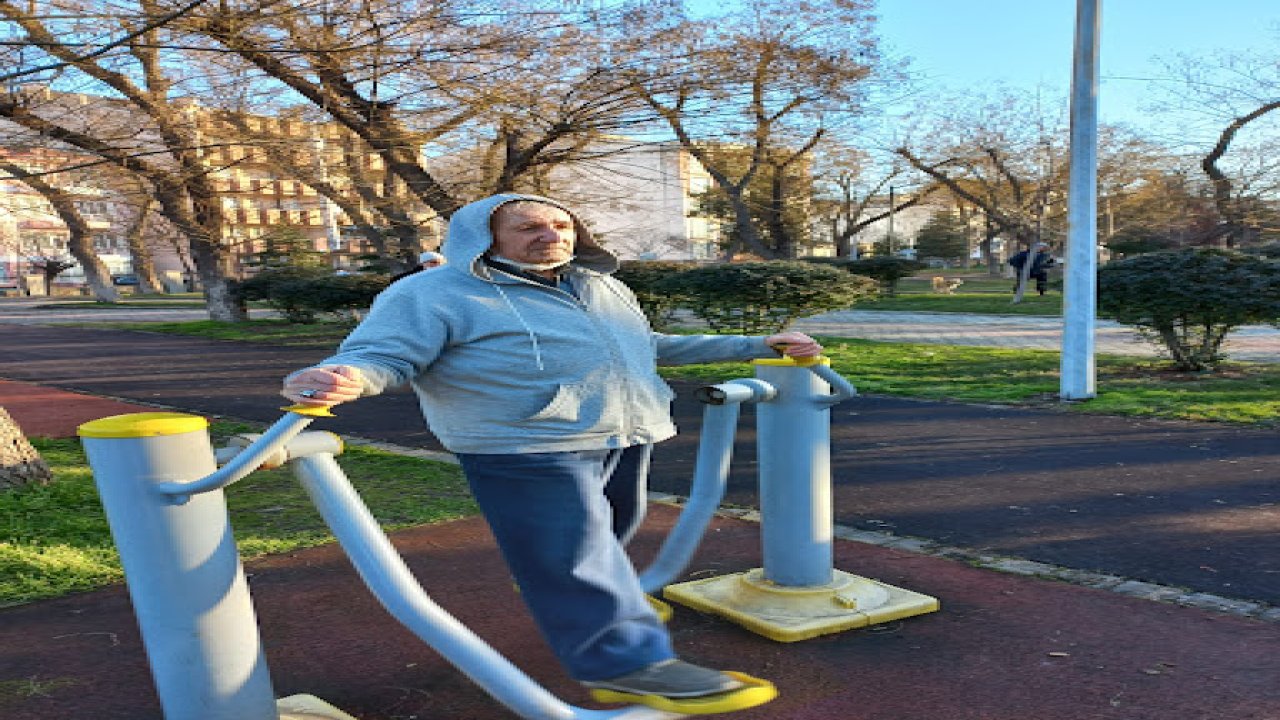 Lüleburgaz'ın Sportmen Dedesi Günlük Egzersizle Zinde Kalıyor