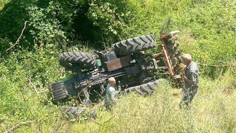 Kandıra'da Traktörden Düşen 75 Yaşındaki Sürücü Yaralandı