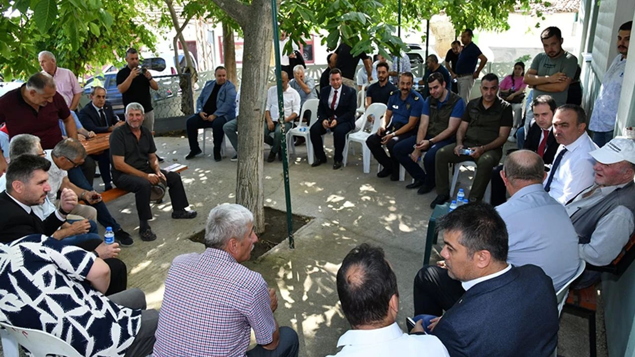 Hayrabolu'da Vali Soytürk Kaymakam ve Belediye Başkanıyla Görüştü