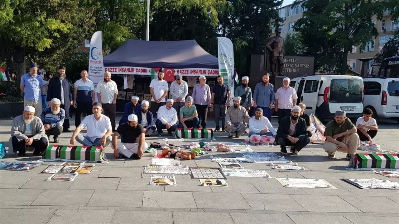 Tekirdağ'da Cansuyu Derneği İnsanlık Çadırı Kurdu