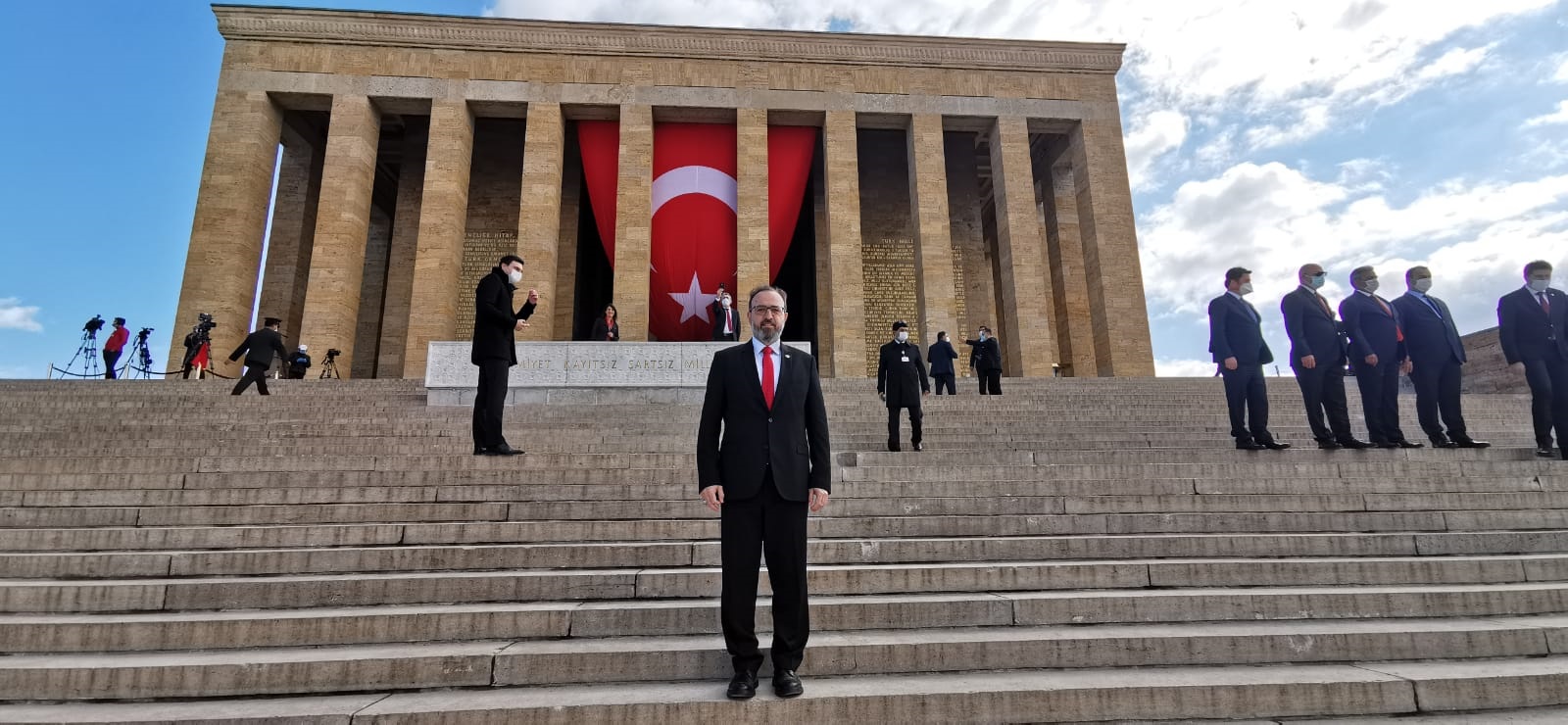 YEL ANKARA'DAKİ KUTLAMA TÖRENLERİNE KATILDI