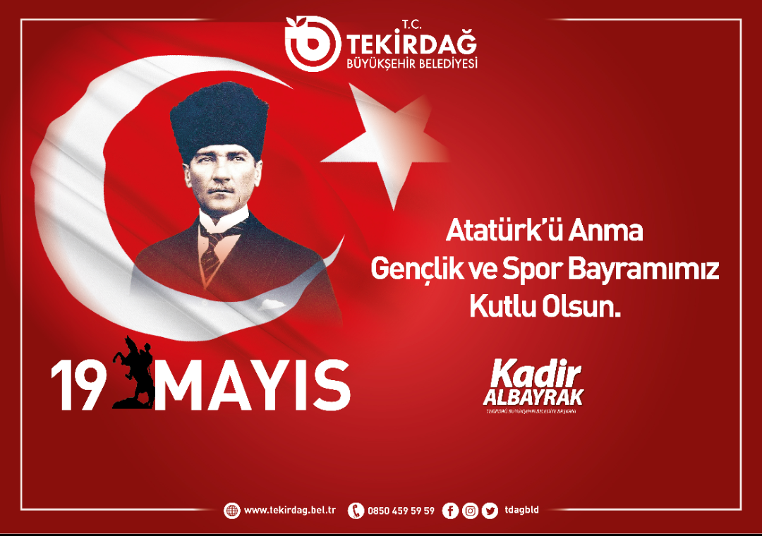 KADİR ALBAYRAK'TAN 19 MAYIS KUTLAMASI