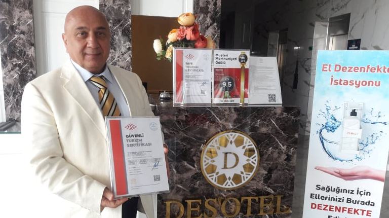 DES OTEL’E HİJYEN ÖDÜLÜ