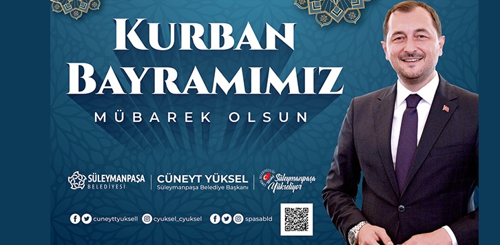 CÜNEYT YÜKSEL'DEN KURBAN KUTLAMASI