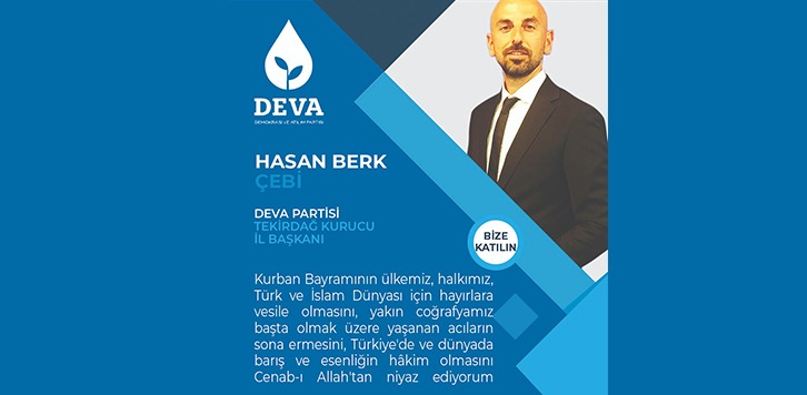 HASAN ÇEBİ'DEN BAYRAM MESAJI