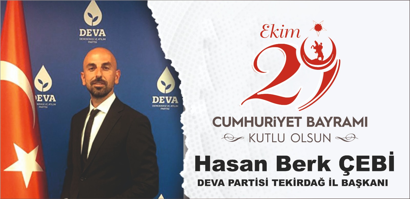 HASAN BERK ÇEBİ'DEN CUMHURİYET KUTLAMASI