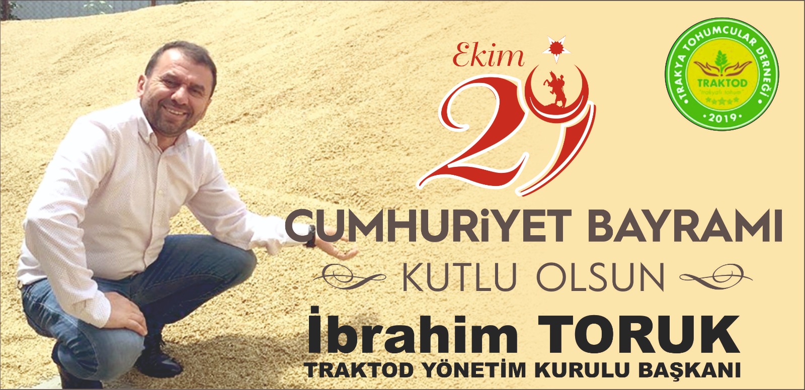 İBRAHİM TORUK'TAN CUMHURİYET KUTLAMASI