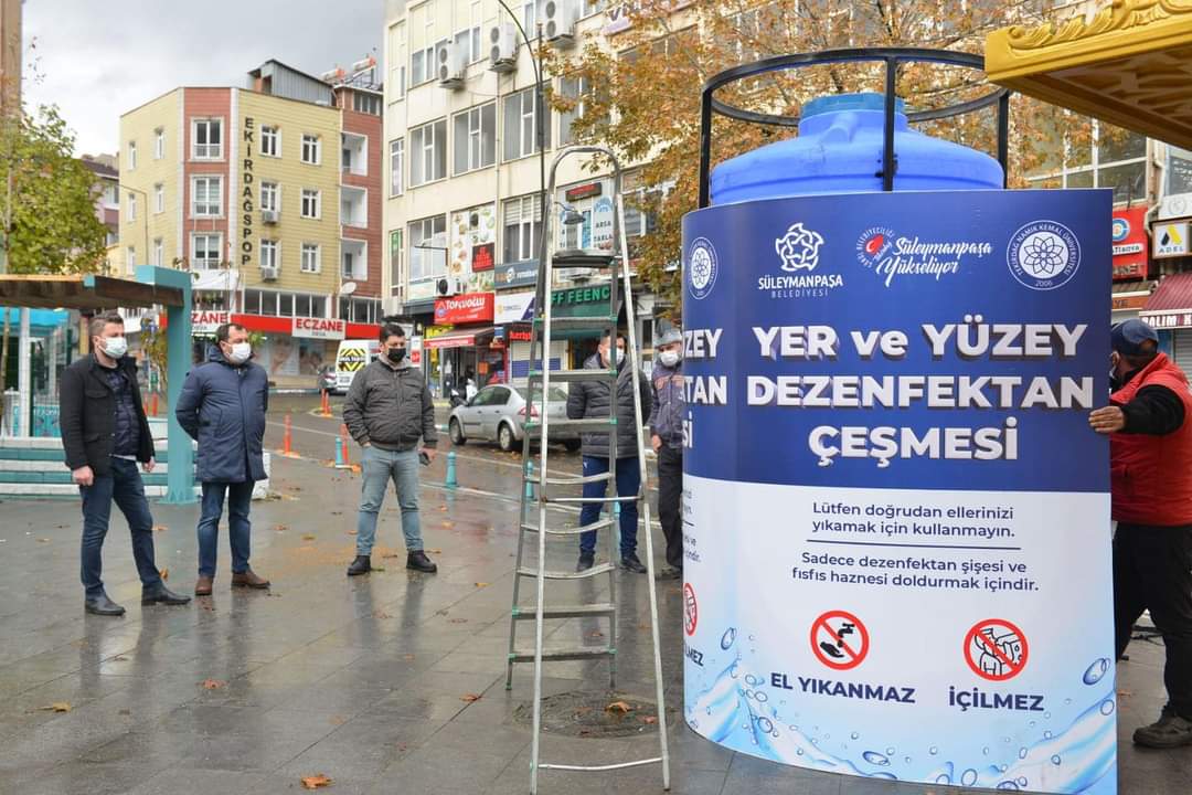 BU ÇEŞMEDEN DEZENFEKTAN AKACAK