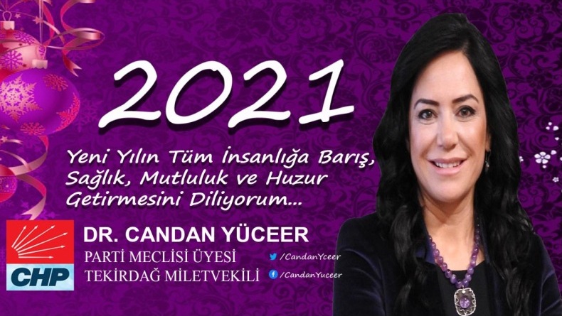 CANDAN YÜCEER'DEN YENİ YIL MESAJI