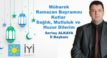 ALKAYA'DAN RAMAZAN BAYRAMI MESAJI