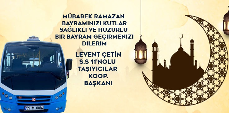 LEVENT ÇETİN'DEN BAYRAM MESAJI