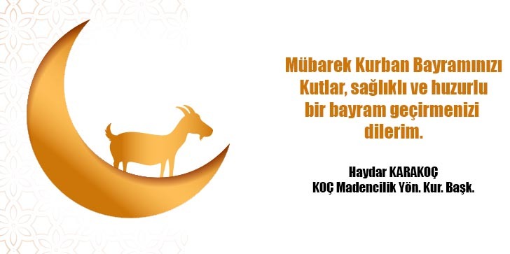 HAYDAR KARAKOÇ'TAN KURBAN MESAJI