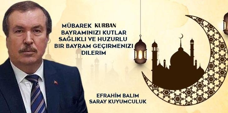 EFRAHİM BALIM'DAN KURBAN MESAJI