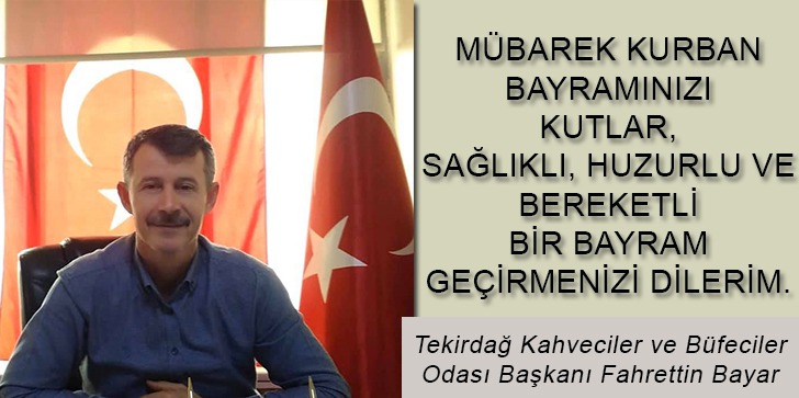 FAHRETTİN BAYAR'DAN KURBAN MESAJI