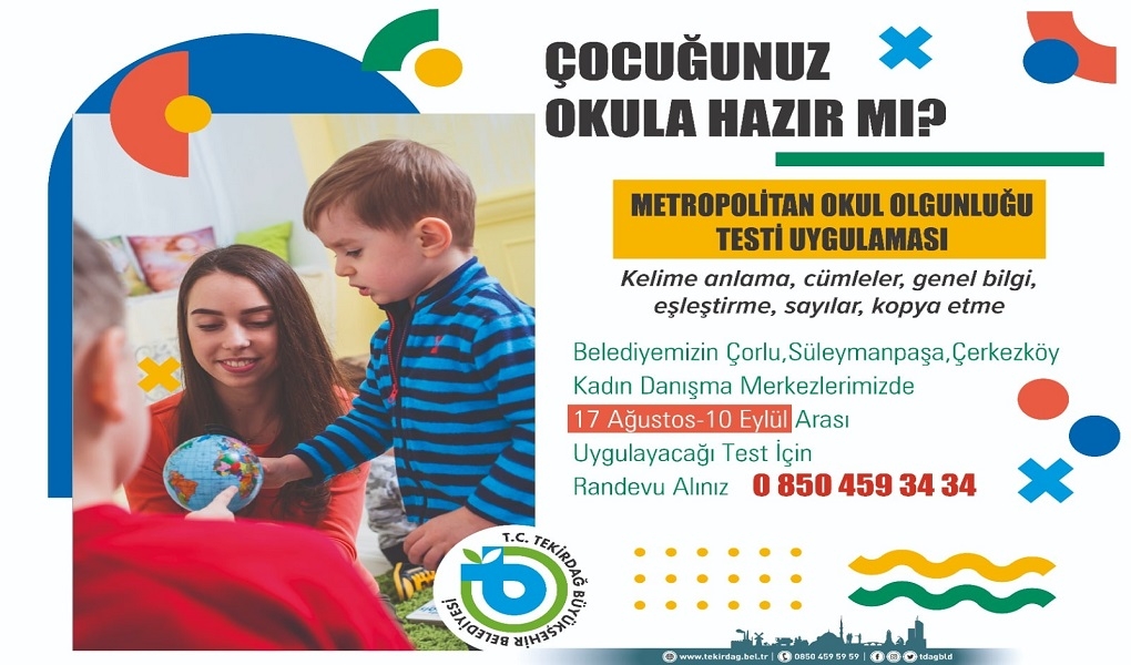 BÜYÜKŞEHİRDEN İLKOKULA BAŞLAYACAK ÇOCUKLAR İÇİN ÖNEMLİ HİZMET