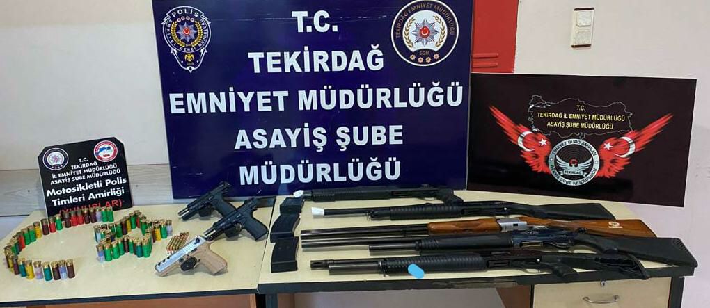 Tekirdağ polisi yakaladı 67 kişi tutuklandı