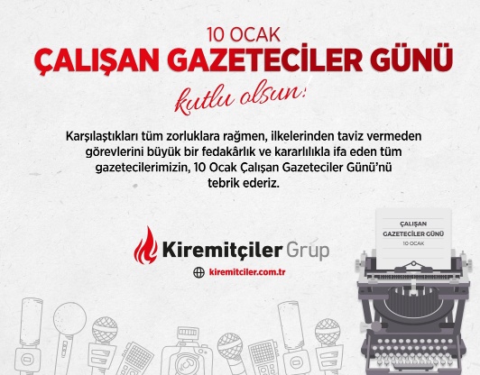 Kiremitçiler Madencilik'ten gazeteciler günü mesajı