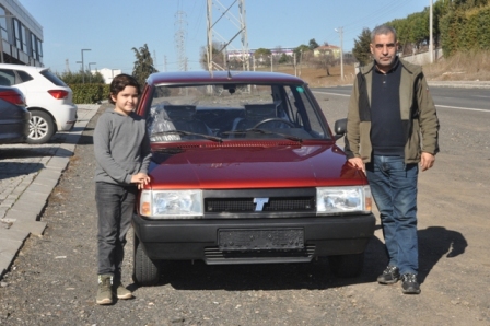 Karşılığında sıfır araç verilen Şahin’ine gözü gibi bakıyor