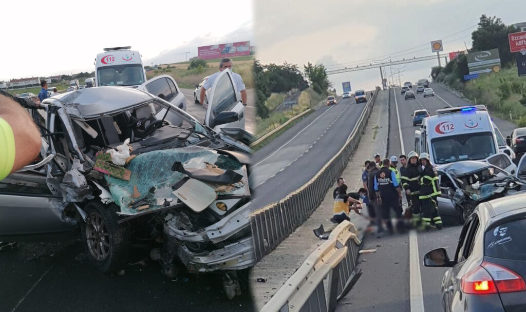 Tekirdağ’da Kaza,1 Ölü 2 Yaralı