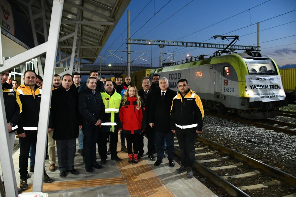 Dünya Devinin Yardım Treni Tekirdağ'dan Yola Çıktı