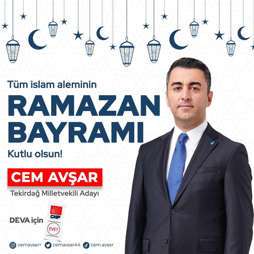 Cem Avşar'dan Ramazan Bayramı Kutlaması