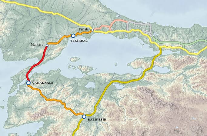 Tekirdağ'dan Geçecek Çanakkale Otobanı Başlıyor