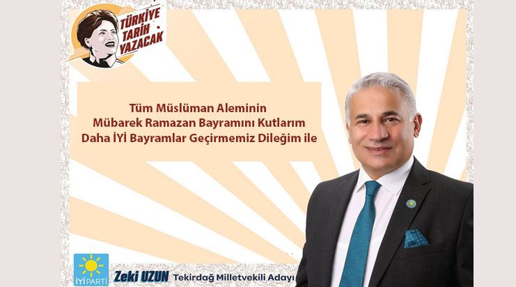 Zeki Uzun'dan Ramazan Bayramı Kutlaması