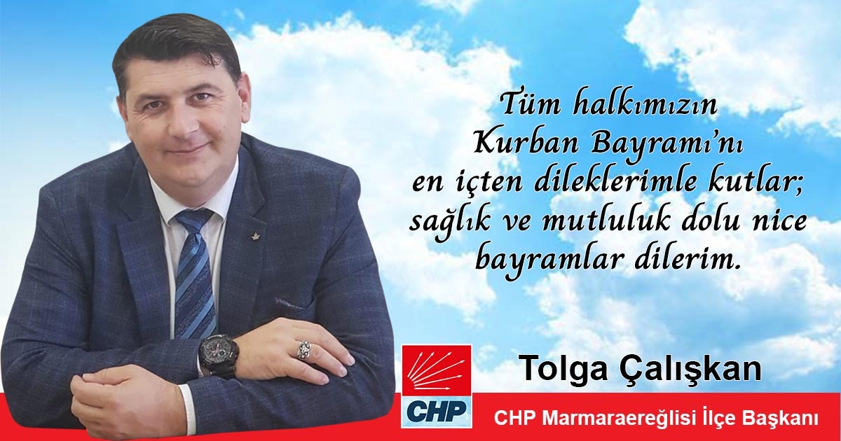 Tolga Çalışkan'dan Kurban Bayramı Mesajı