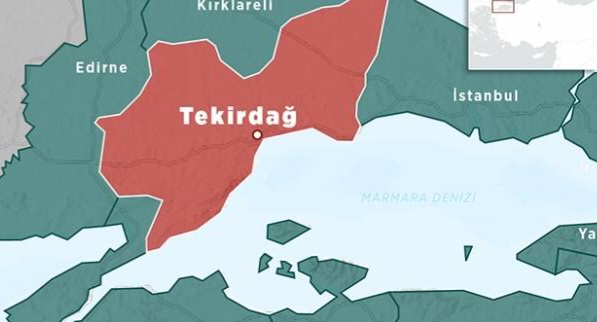 Tekirdağ'da Deprem Oldu