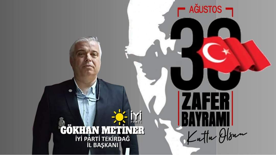 Gökhan Metiner'den Zafer Bayramı Kutlaması