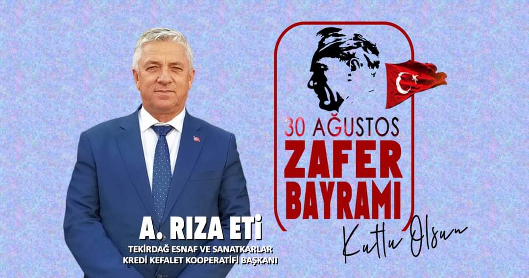 Şeref Çetin'den Zafer Bayramı Kutlaması