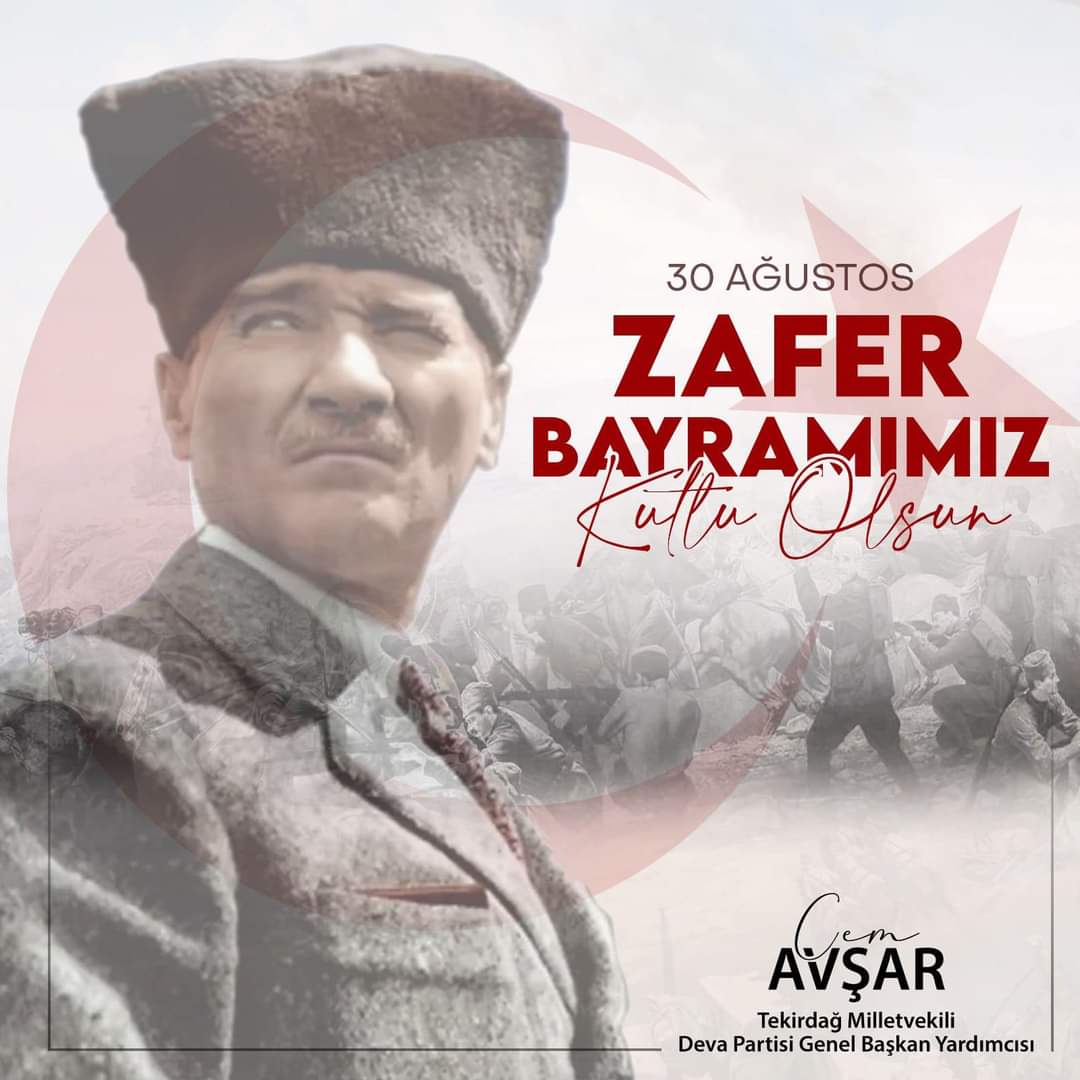 Cem Avşar'dan Zafer Bayramı Kutlaması